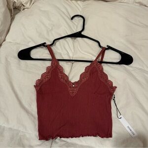 New Maroon Tank Top